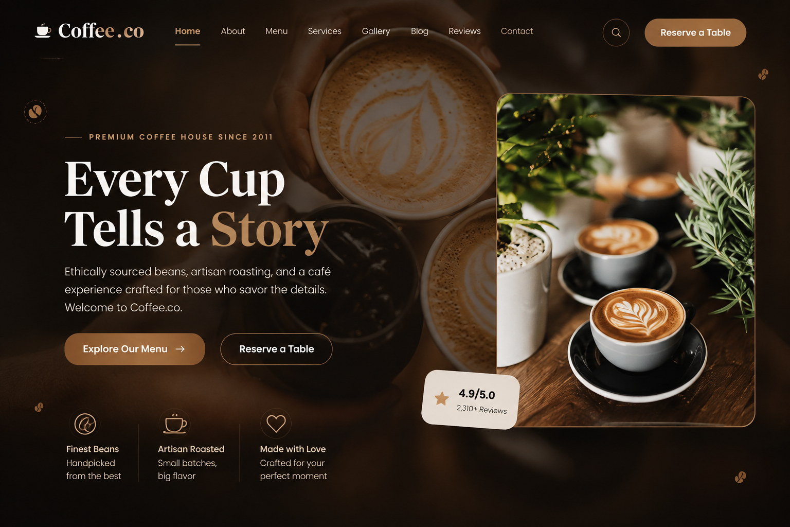 Coffee.co project preview